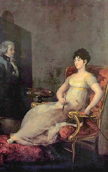 Francisco de Goya Portrat der Marquesa von Villafranca Germany oil painting art